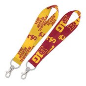 USC Trojans Big 10 Inagural Season Cardinal and Gold Keystrap